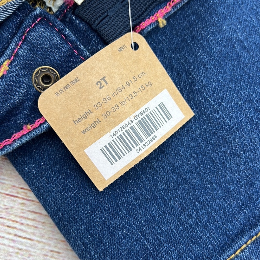 Crazy 8 Blue Jeans Adjustable Waist Bootcut Sz 2T - Picture 5 of 5